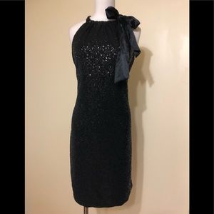 Tahari NWT sassy tiny sequin dress.